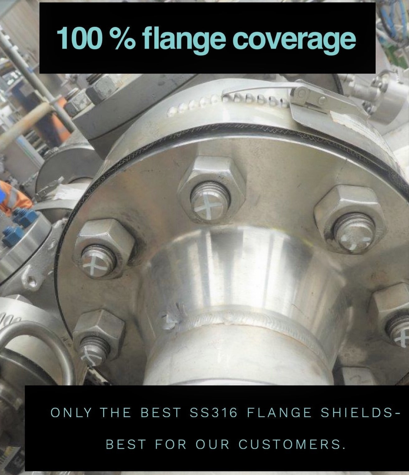  Metal Flange Shield Sure Band